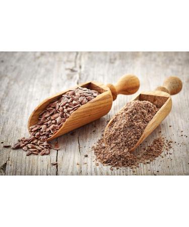 Organic Brown Flaxseed Meal 2lb - Non-GMO, Kosher, Vegan Superfood, Rich in Omega-3 Ground Flax, Keto Friendly - USA Product - Buy Online on GoSupps.com
