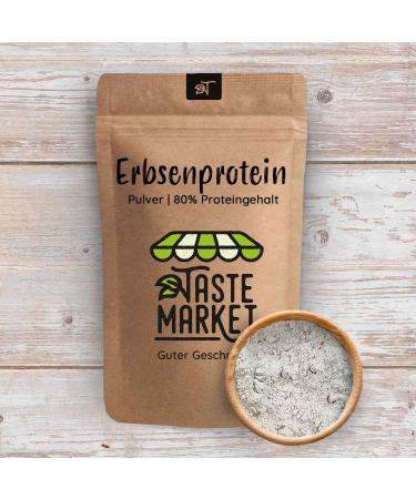  TASTE Guter Geschmack 2 x 200g Pea Protein Powder | 80% Protein | Vegan Protein Powder | Pea Protein Isolate | Taste Market - Buy Online on GoSupps.com