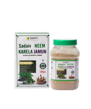 Sadaiv Neem Herbal Karela Jamun Powder 200g