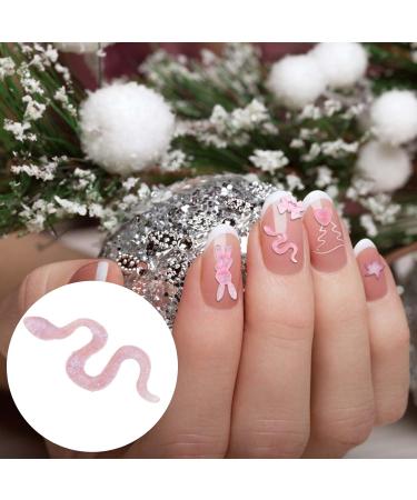 Buy Bewudy 100 Piece Nail Charms - 3D Resin Butterflies Bears & Animal Shapes for DIY Nail Art Decoration (Pink) - International Shipping Available - Buy Online on GoSupps.com
