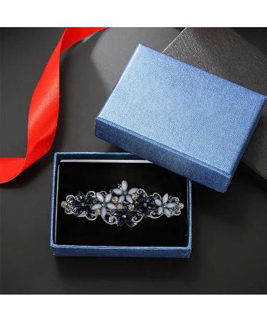 Elegant Flower Crystal Hair Barrettes for Women - 4 Pack | Fashion Spring Hair Clip Accessories for Daily Wear and Mother's Day Gifts - Buy Online on GoSupps.com