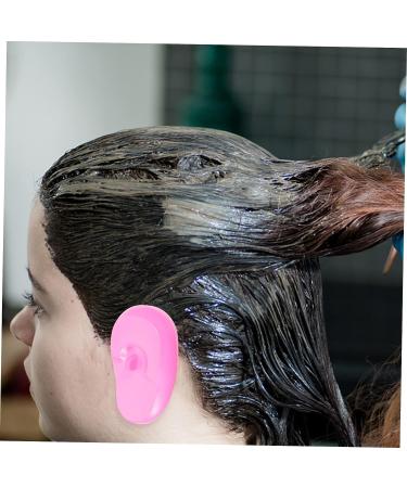 Healeved 4pcs Hair Dye Earmuffs - Black Ear Cuff Baking Oil Shawl - 7.5x5cm - Assorted Color | Shop Now - Buy Online on GoSupps.com