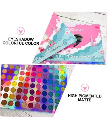 Mikinona Makeup Stuff 1pc Accessory Matte Eye Supplies Eyeshadow Pigmented Pallet Shimmer Makeup Plate Cosmetic Woman - Buy Online on GoSupps.com
