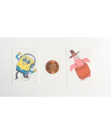SpongeBob Temporary Tattoos - 72 Made in USA | Buy Online - Buy Online on GoSupps.com