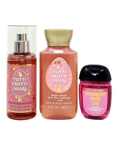 Buy Tutti Frutti Candy Some Bunny Loves You 3-Piece Travel Size Gift Bag Set | Bath & Body Works | International Shipping Available - Buy Online on GoSupps.com