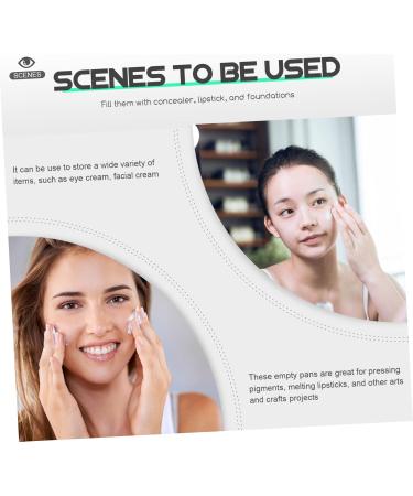  Mikinona Mikinona 4Pcs Blush Box Eyeshadow Box Eyeshadow Case Eyeshadow Powder Case Cosmetic Containers Travel Makeup Supplies - Buy Online on GoSupps.com