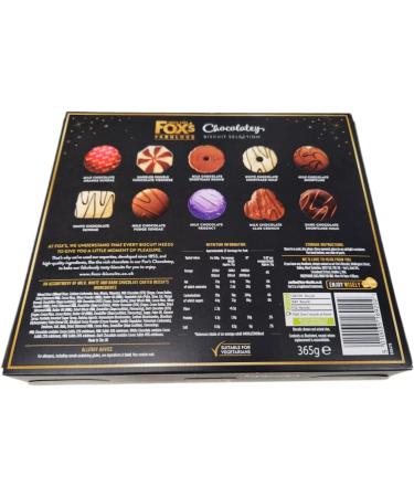  DIVAS SPIRITUAL Fox's Fabulous Chocolate Biscuit Selection 365g Assortment of chocolate-coated biscuits Sweet treats for the holidays ideal gift for chocolate lovers - Buy Online on GoSupps.com