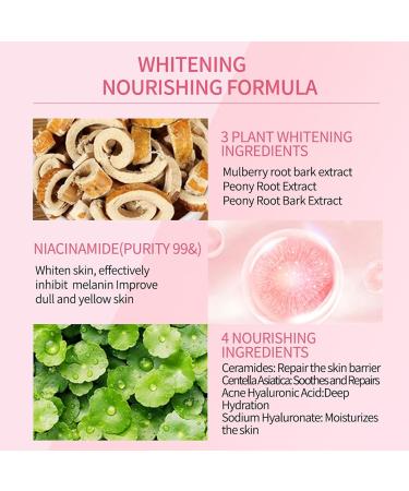 QPASRLAL Natural Moisturizing Body Lotion Whitening Body Lotion Whitening Body/Face Cream Niacinamide Whitening Moisturizer Niacinamide Whitening Moisturizer - Buy Online on GoSupps.com