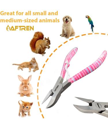 AFTREN Nail Clippers Stainless Steel Extra Sharp Nail Scissors Precise Cut Toenail Scissor Thick Nails Foot Care Nail Care Pedicure Nail Clippers Toenails Nail Trimmer (5.5 Pink) - Buy Online on GoSupps.com