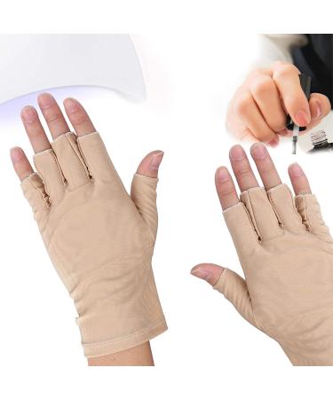 Professional Fiber Cotton Anti UV Gloves Nail Art UV Shield Gloves Manicure ToolBeige Characteristic Nail Trimming Glove Can Successful Smooth to Hold Light Weight and in Small Acoutoi3kp1cxba5-13 - Buy Online on GoSupps.com