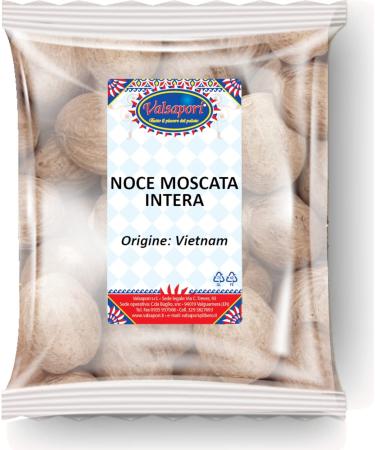 HOME LINE Sun-Dried Whole Nutmeg - 250g Envelope | Vegan Gluten Free | 100% Natural Raw Exotic Spice - Whole Nutmeg Sweet Tasting (Whole Nutmeg)