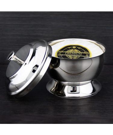 Premium Stainless Steel Shaving Bowl for the Perfect Wet Clean Shave - International Shipping Available - Buy Online on GoSupps.com