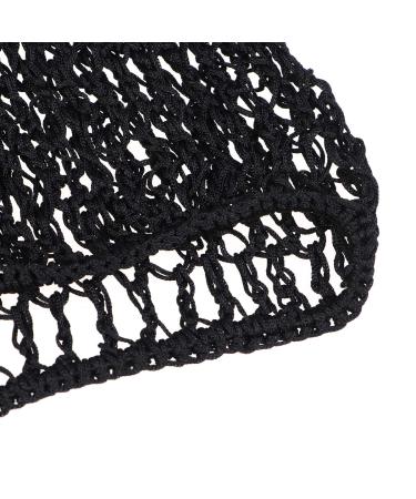 Beaupretty Elastic Wide Hair Net Bands - Black Rayon Snood Cover & Crochet Cap for Sleeping | Shop Internationally - Buy Online on GoSupps.com