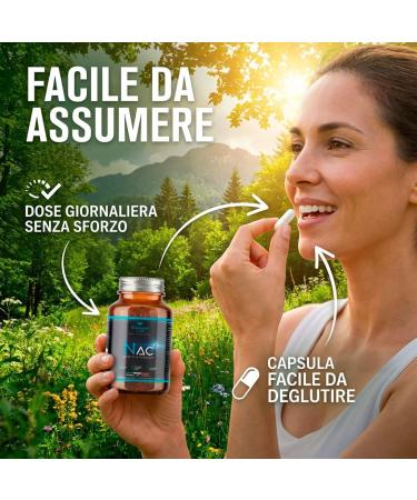 Diamond Life NAC BioPowered Nutraceutical with antioxidant effect and detox Nacetylcysteine precursor of glutathione high bioavailability 90 capsules - Buy Online on GoSupps.com