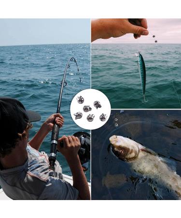 100Pcs Fishing Weights & Sinkers | Round Split Shot Sinker | Removable Lead Egg Sinkers | 5 Sizes 0.007 oz to 0.07 oz | Double Open - Buy Online on GoSupps.com
