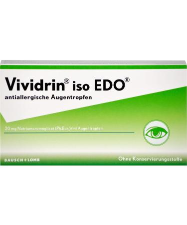 VIVIDRIN Iso EDO antiallergic eye drops 10 ml eye drops