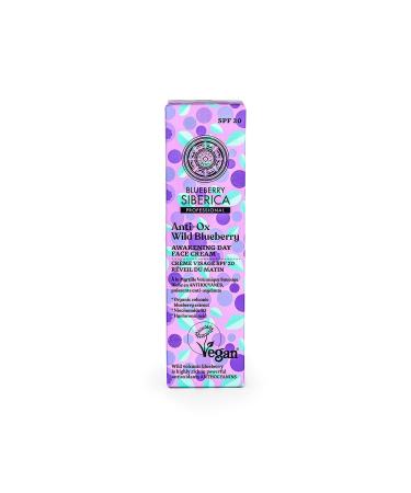 Natura Siberica Natural Anti-OX Wild Blueberry Day Face Cream SPF 1.69 fl oz