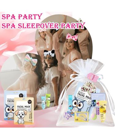 72PCS Spa Party Supplies for Women Spa Party Favors Include Face Masks Hand Cream spa Headband Foot Bath Bombs Spa Birthday and Sleepover Party Supplies for Women - Buy Online on GoSupps.com