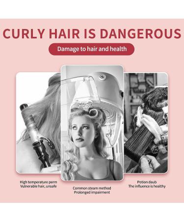 Set of 2 Satin Heatless Hair Curlers for Long Hair - Black and Pink - Achieve Heatless Curls Overnight - Buy Online on GoSupps.com