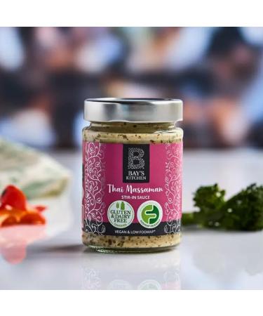 Bays Kitchen Sauce Jar Pick N Mix - Choose From 10 Flavours - Mild Korma Thai Massaman Green-Curry Tikka Masala Spicy Arrabbiata Tomato & Basil Katsu-Curry - Pack of 2 X 260g - Buy Online on GoSupps.com