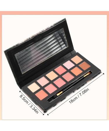 Nivofu 12 Shade Eyeshadow Palette Eyes Nude Eyeshadow Palette Highly Pigmented Cool Toned Shimmer Matte Colours For Professional Everyday Neutral Natural Looks Eye Shadow Makeup Palette With Mirror - Buy Online on GoSupps.com
