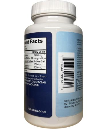 ORTHO-VITAMIN Joint Matrix Glucosamine Chondroitin MSM Complex 120 Capsules - Buy Online on GoSupps.com