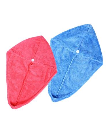 FOMIYES 2pcs Large Shower Cap Hair Shower Cap Hair Drying Turban Hair Drying Wrap Hair Dry Wrap Hair Dry Turban Hair Dye Towel M As Shown