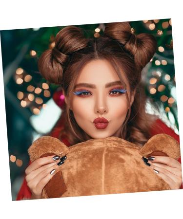 FRCOLOR Blue Long Eyelashes - 2 Pairs Fluffy Cosplay & Halloween False Lashes for Adults | Performance & Costume Eyelash Extensions - Buy Online on GoSupps.com