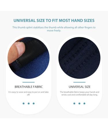 Healifty Thumb Brace Splint Tape Protective Athletic Strap & Sleeve for Injury Recovery - Blue - Buy Online on GoSupps.com