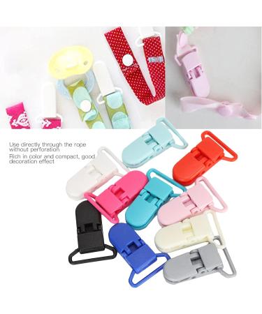 10PCS Pacifier Clips Holder - Durable Plastic Dummy Clips for Baby Blankets & Binky Accessories - PSPSOP - Buy Online on GoSupps.com
