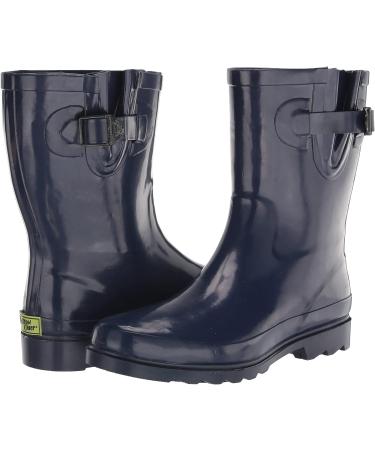 Western Chief Women's Mid Height Waterproof Rain Boot - Navy Gloss (Size 9) - Buy Online on GoSupps.com