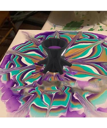 Quotent Divided Cups for Easy Color Pouring | Portable 7-Leg Mini Cups | Reusable Flow Painting Tools for DIY Art - Buy Online on GoSupps.com