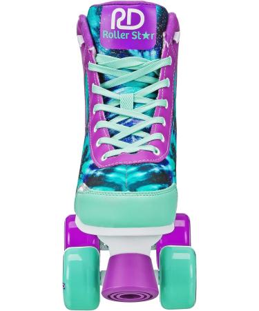 Quad Star Adjustable Girl's Roller Skates - Size Medium (3-6) | Roller Derby Beginners Skates - Buy Online on GoSupps.com