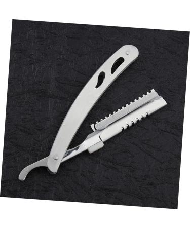 Beavorty 2ST Eyebrow Shape Tool & Vintage Steel Razor - Interchangeable Blade for Hairdressers & Beard Styling - Buy Online on GoSupps.com