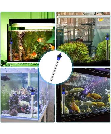 ABIEMUCE 200W Adjustable Aquarium Heater - 304 Stainless Steel Suction Cups Ideal for Fish Tanks (18-34 C 220V) - International Shipping - Buy Online on GoSupps.com