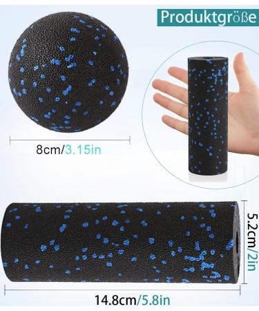 Shop Tzzzzz Fascia Training Set - Mini Fascia Roll & 8cm Duo Ball for Effective Trigger Point & Acupressure Treatment | Relief for Spine & Plantar Fasciitis - Buy Online on GoSupps.com