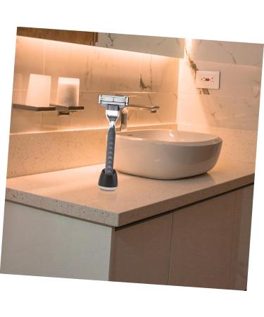 Premium Cabilock Shaving Razor Stand - Safety Razor & Brush Holder for Men | Perfect Desktop Shaver Base - Buy Online on GoSupps.com