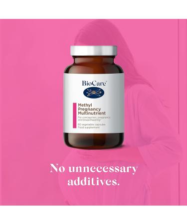 BioCare Methyl Pregnancy Multinutrient | for Conception Pregnancy & Breastfeeding - 60 Capsules - Buy Online on GoSupps.com