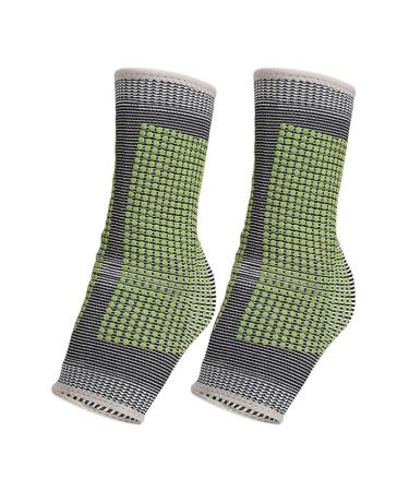 ULTECHNOVO 1 Pair Ankle Brace Ankle Guard Braces Ankle Support Sleeves Ankle Support Braces for Adults Sports Ankle Protectors Support Package Men and Women Graphene Keep Warm Green