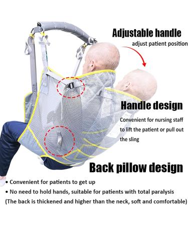 Transfer Nursing Sling Full Body Lift Sling Adjustable Transfer Belt with Positioning Waist Strap for Disabled and Elderly Home/Hospital/Nursing Home Mesh Polyester 2 Pcs Medium - Buy Online on GoSupps.com