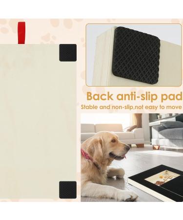 Wooden Dog Nail File Board with Snack Box - Puppy Nail Grinding Pad Alternative to Clippers & Grinders - Buy Online on GoSupps.com