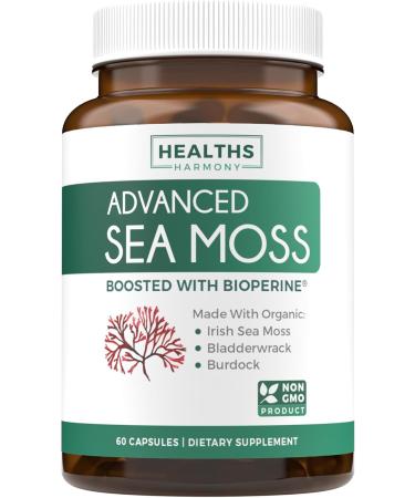Black Seed Oil Gummies & Sea Moss (1-Month Supply) - Mineral-Rich Duo - Black Seed Oil Gummies Ginger Ale Flavor Cold-Pressed Nigella Sativa & Advanced Organic Irish Sea Moss with BioPerine (60 Caps) - Buy Online on GoSupps.com