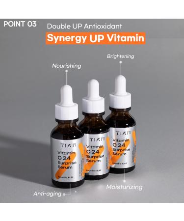 TIAM Vitamin C24 Surprise Serum - Brightening & Anti-Aging Skin Care | Free International Shipping - Buy Online on GoSupps.com