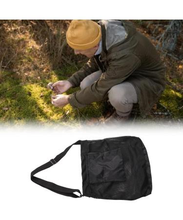 Entatial Mushroom Collection Bag - Hands-Free Washable Adjustable Shoulder Strap Large Capacity for Mushroom Hunting - Buy Online on GoSupps.com
