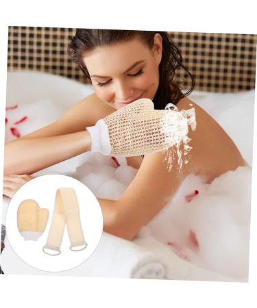 minkissy 1 Set Bath Towel Set Bath Sponge Bathing Sponge Shower Cleaning Scrubber Bath Shower Gloves Bath Cleaning Towel Beauty Sponges Beauty Kit Nubuck Cleaner Cleaning Cloth Sisal Body - Buy Online on GoSupps.com