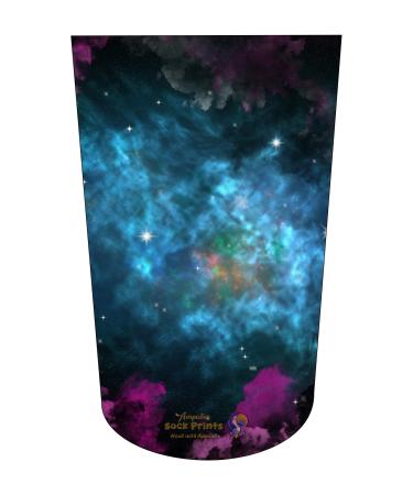 Heal with Appeal Shrinker Sock Galaxy Pattern V1 BTKA reg Prosthetic Stump Shrinker amputee sock