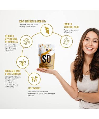 SoBodyCo CollaSlim Salted Caramel Meal Replacement Shake with Added Collagen - 800g (Pack of 1) - Buy Online on GoSupps.com