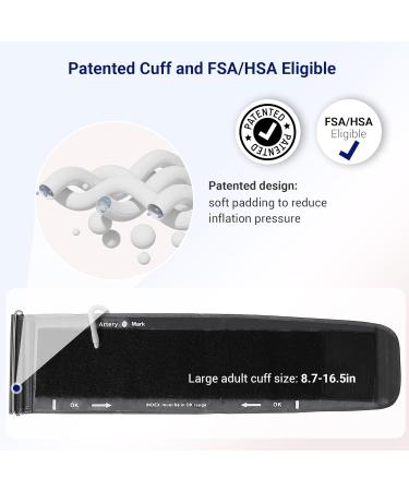 Buy Blood Pressure Monitors for Home Use | FSA HSA Eligible | Large Cuff 240 Memories Accurate Upper Arm BP Machine - Buy Online on GoSupps.com