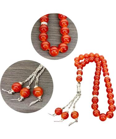 Buy VSilay Lianxue 33 Pearl Rosenkranz-Armband | Crystal Islamic Prayer Bead Bracelet | Decorative Yellow Tassel Jewelry - Perfect Party Gift - Buy Online on GoSupps.com