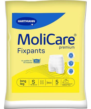 Molicare Premium Fixing Pants - Washable Incontinence Pants for Molicare Shape (Size S 60x5 pcs) - Comfort & Reliability for All Day Use - Buy Online on GoSupps.com